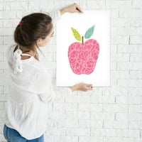 AmericanFlat voće Apple Pink by Lisa Nohren Art Art Print