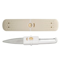 Nož za ljuljanje, pritisnite tipku Udobni hvataljka Beige Voće piling Paring nož Brzo rezanje nehrđajućeg čelika za kućnu upotrebu za rezanje