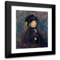 William James Glakens crna modernog uokvirenog muzeja Art Print pod nazivom - šef djevojke, pero u turbanu