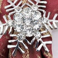 SunsuNrise salveting prsten za snježne pahulje Oblik višenamjenske legure Prstenovi za snježne pahulje