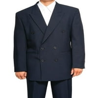 Muška mornarica Plava haljina s dvostrukim grudima - uključuje jaknu i hlače