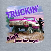 Wild Bobby, Truckin nije samo za dječake, automobile i kamione, žene grafike, heather sive, velike