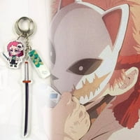 Novi stil Cartoon Anime Demon Slayer Blade Cosplay Prop pribor za ključeve Kamado Nezuko Akrilni ključ