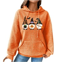 Hoodies za teen djevojke stabilne odjeće ženski modni povremeni pulover s kapuljačom dugih rukava s