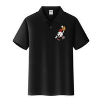 Pedort Mens majica Muški autentični kratki rukav Muška majica ComfortSoft Black, 4xL