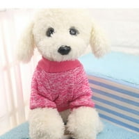 Kućni ljubimac Klasični džemper džemper od ručkog kaputa meka zadebljanje toplog psić psi majica zimskog