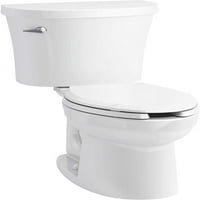 Kohler K-25087- 1.28gpf Kingston izduženi toalet - bijeli