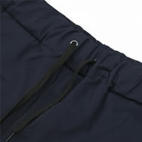 Muški teretni kratke hlače opušteni fit atletski teret kratki sa elastičnim strukom i džepovima