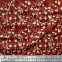 Soimoi Rayon tkanina Geometrijska provjera i asster cvjetni print šivanje tkanine dvorište široko