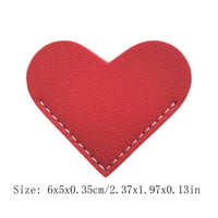Kožni srčani bookmark Oznake knjige za žene Dječja knjiga dodatna oprema za čitanje Lover Slatka ručno