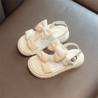 Djevojke za djevojčice Bowknot Štampane ravne zatvorene sandale za spavanje princeze ljeto Dječja obuća