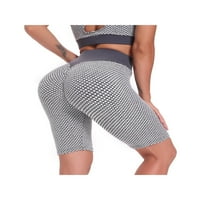 Trčevi temmske hlače za žene za žene visoki struk Fitness Workout Atletska kratke hlače