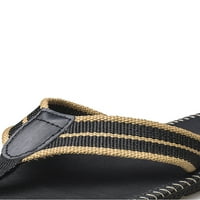 Muške sandale Thung sklizne na flip-flops Udobne klizne sandale hodalice prugaste noge u zatvorenom