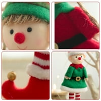 Lacyie božićne vilenice plišane lutke viseći ukrase