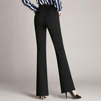Gathrrgyp hlače plus veličine za žene, ženske pantalone plus veličine zvona donje pantalone ravne uske