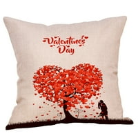 Fomlatr Cover Case Day Happy jastuk Valentinova Sofa baca pamučna futrola