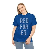 Crveno za ED Unise grafičku majicu