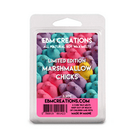 Marshmallow Chicks Easter Edition Mirisni soji WALTS, EBM kreacije, Cube 3.2oz Clamshell visoko mirisan
