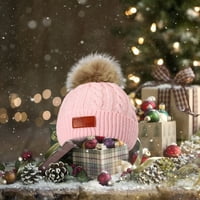 Božićni poklon za porodičnu novu 1- godine za djevojke dječake Dječja zimska beanie šešir toplu pletenu