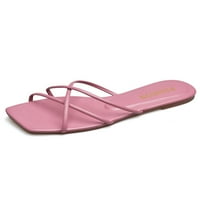 Dame Slane sandale Pozorišta na plaži na sandale ženske lagane papuče Žene ljetno crveno 5,5