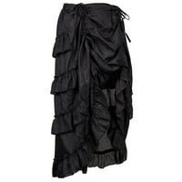 Ženske pare gotičke suknje ruffles gusarske suknje ženske plus veličine kratke haljine maturalne haljine
