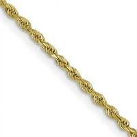 10k žuto zlato dijamant - rezan lanac užeta