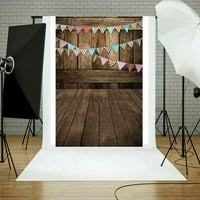 IOPQO Snimanje rekvizite na drveni zidni podni fotografski studio za pozadinu pozadina 3x5ft C pozadine