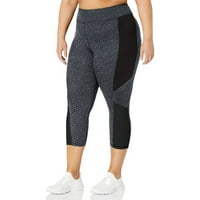 Guvpev ženski plus veličina patchwork rastezane joge hlače - xxl