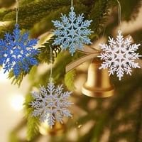 Gwong Pogodan ornament za snijeg Široko koristite plastični prijenosni božićni realnistički pahulji za festival