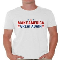 Awkward Styles Patriotske majice za muškarce čine Ameriku sjajno Ponovo politička košulja patriotske