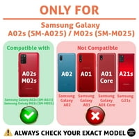 Oznaka tanka futrola za telefon kompatibilna za Samsung Galaxy A02S, kineska novogodišnja ispis, lagana,