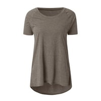 yubnlvae majica za žene moda plus veličine okrugla vrata kratka majica s kratkim rukavima