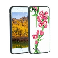 Kompatibilan sa iPhone Plus telefonom, Tulipani-Cvijeće - CASE SILIKONA ZAŠTITE ZA TEEN GIRLY CAY FONSE ZA IPHONE PLUS