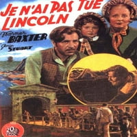 Mladi G. Lincoln Movie Poster Print - artikl Movci7594