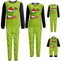 Grinch Božićni pidžami Xmas Podudaranje PJS Grinch PJS Xmas Holiday Sleep Set za teens Womens Muške