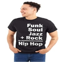 Funk Soul Jazz Rock jednaki hip hop Muška grafička majica Tees Brisco Brends 2x