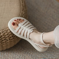 Adviicd sandale za žene čipke up modne ljetne žene sandale velike veličine debeli dno Espadrille Open