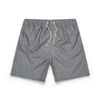 Muške kratke hlače Muški 3D digitalni ispis džep kopča rever kratke hlače za muškarce casual ljeto