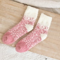 Qazqa Žene zimske čarape Jesen i zimske Srednje cijevi zadebljane tople čarape