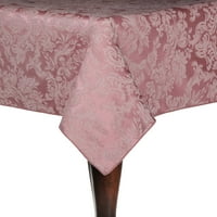 Ultimate Textile Miranda Square Damask Stolcloth - Jacquard Weave, Engleski Rose Pink