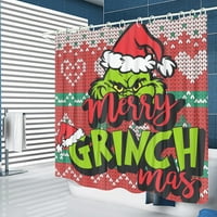 Božićni Grinch setovi za tuširanje, kupaonica seti s tuš zavjesom, Da li je ova vesela zavjesa za tuširanje