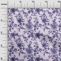 Onuone pamučna kambrska ljubičasta tkanina cvjetna haljina materijal tkanina za ispis tkanina sa dvorištem