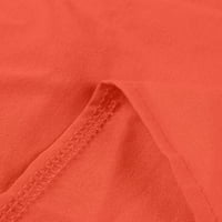 Ženske oblače Midi i Maxi dužina za ljetnu žensku ljetnu modnu rukavu V-declullover haljina
