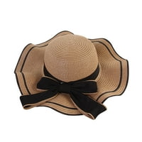 Bejzbol kapa za žene na plaži slame jazz suncobran Panama Trilby Fedora Hat gangster kapa