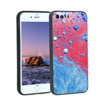 Kompatibilan sa iPhone Plus telefonom, plavom mramornim kućištem muškarci, fleksibilni silikonski udarni futrola za iPhone plus
