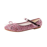Zodanni Little Girls Glitter Haljine cipele s baletm Mary Jane Stanovi za princezu vjenčana školska