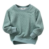Kali_store pletene džemper dječački džemper pleteni duks dugih rukava modni v vrat pulover C, 3 godine