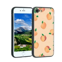 Kompatibilan sa iPhone se telefonskim futrolom, breskva-plodovi - kućište za silikon za teen Girl Boy