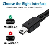 Pwron 5ft mini USB 2. Zamjena kabela za G-tehnologiju G-Drive Q 500GB Naruči P N: GDQ P N: GDQ G-Tech