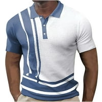 Muške moderne ljetne polo majice Lagana havajska košulja navraćaju Slim Fit Pulover Tee Tops Gym Workout